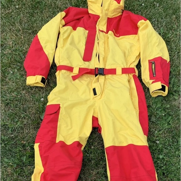 Marmot Other - Vintage Marmot Yellow & Red Snow Suit XL PRE-OWNED